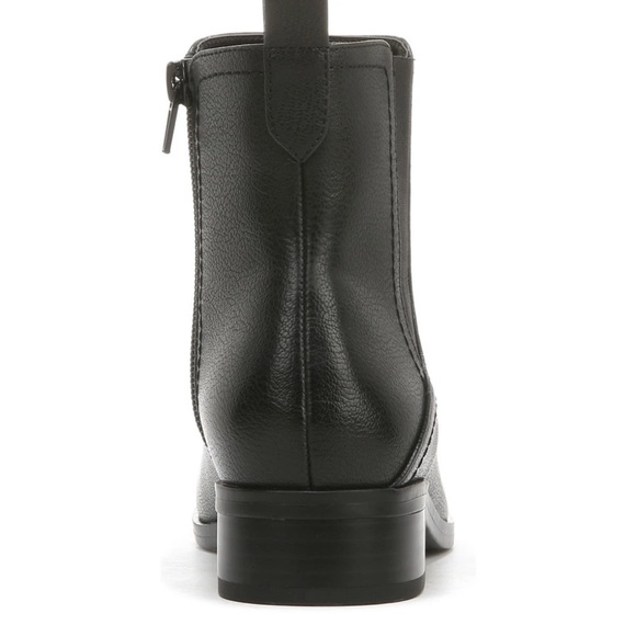 NATURALIZER Womens Black Goring Sampson Almond Toe Block Heel Chelsea 8.5 M - Picture 2 of 5